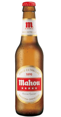 Cerveza rubia Mahou 5 estrellas 33 cl